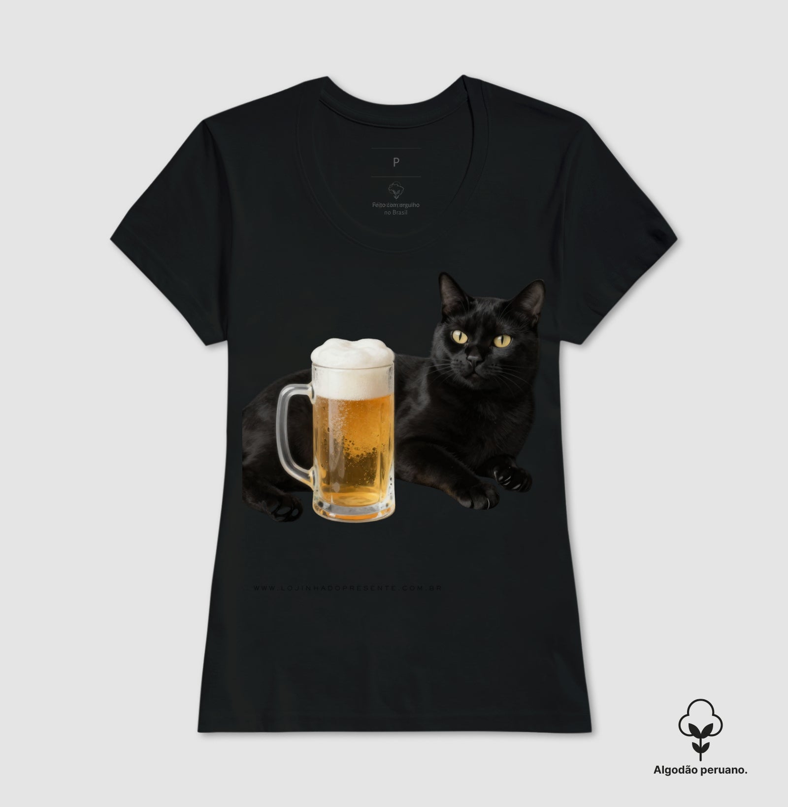 Camisa do Chopp e Sorte - Algodão peruano