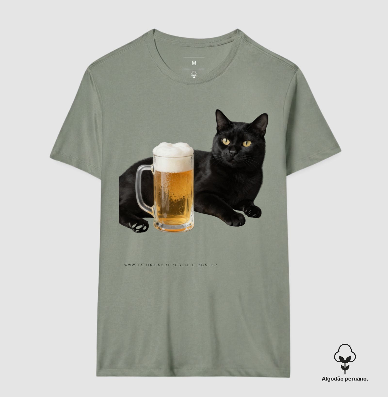 Camisa do Chopp e Sorte - Algodão peruano