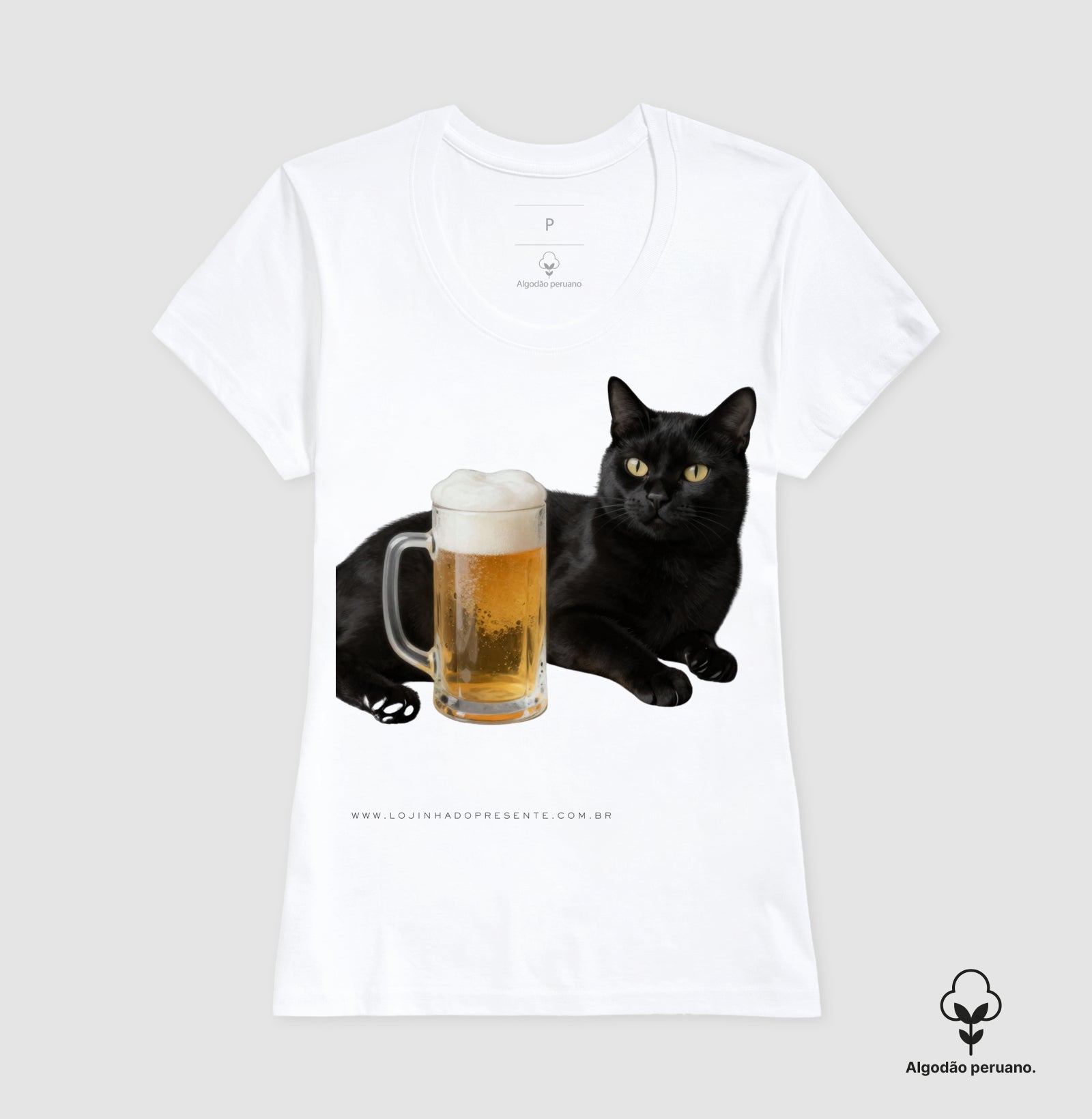 Camisa do Chopp e Sorte - Algodão peruano
