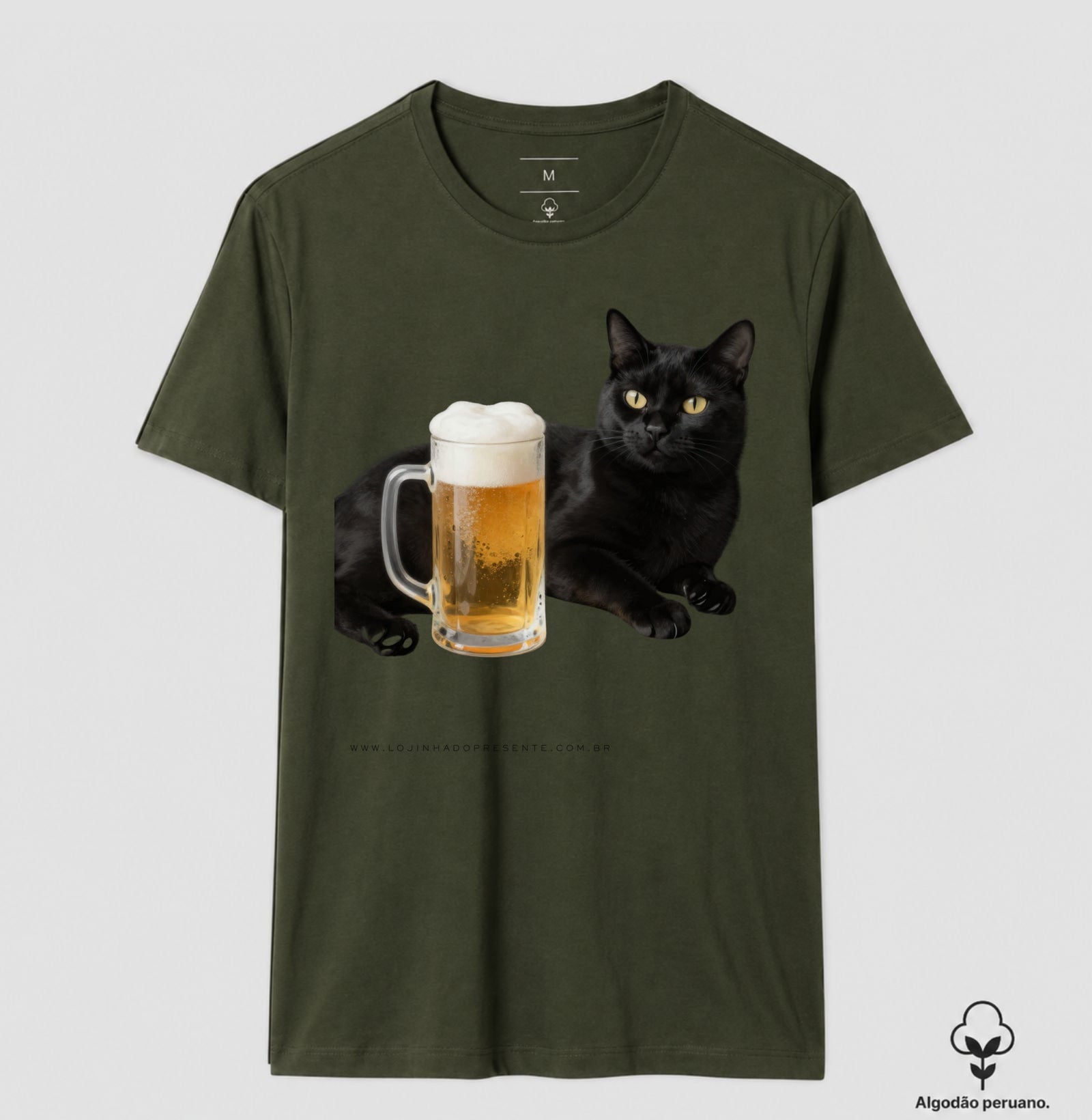 Camisa do Chopp e Sorte - Algodão peruano