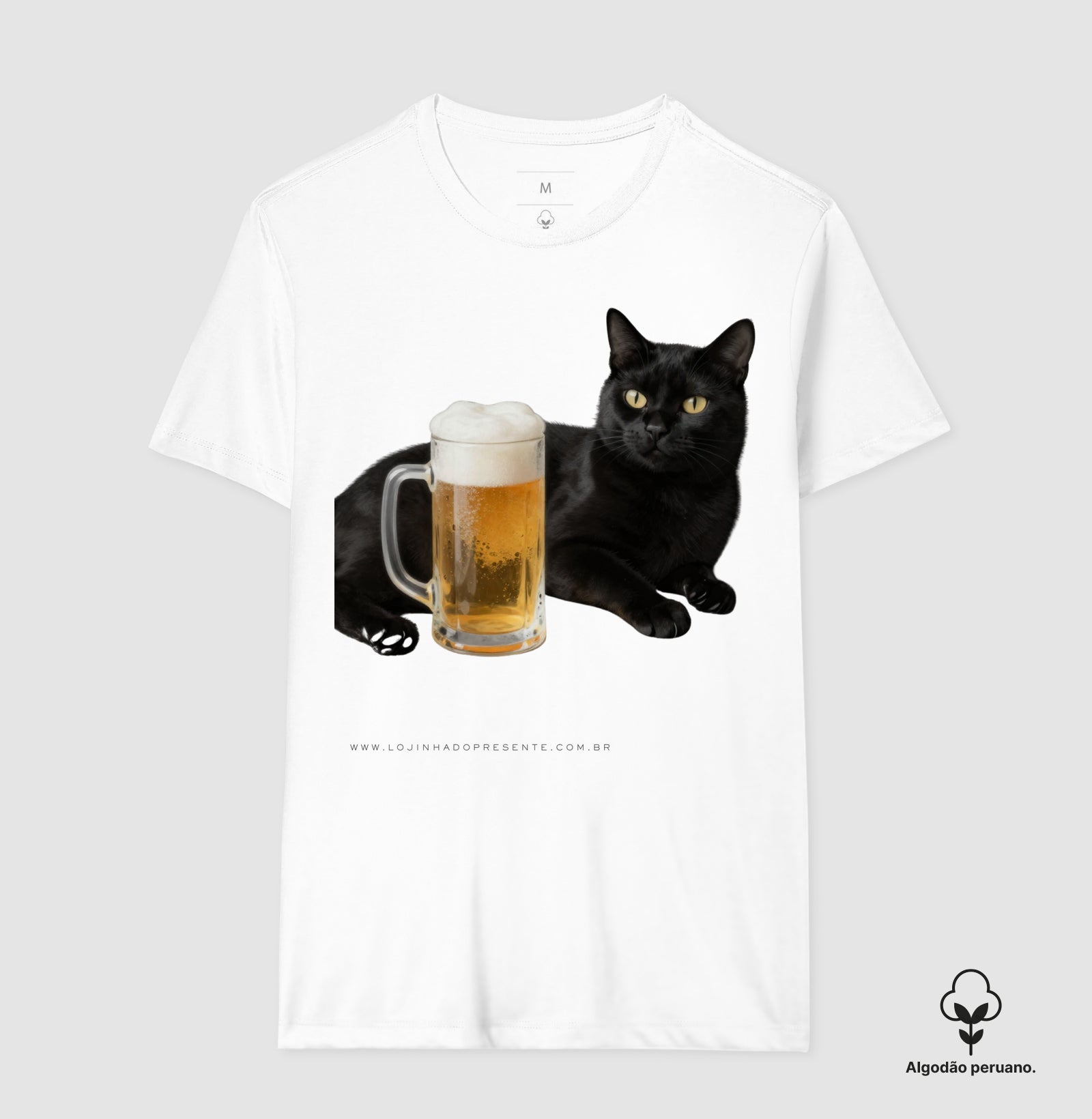 Camisa do Chopp e Sorte - Algodão peruano