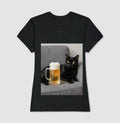 Camiseta Gato & Cerveja – O Mestre do Relaxamento
