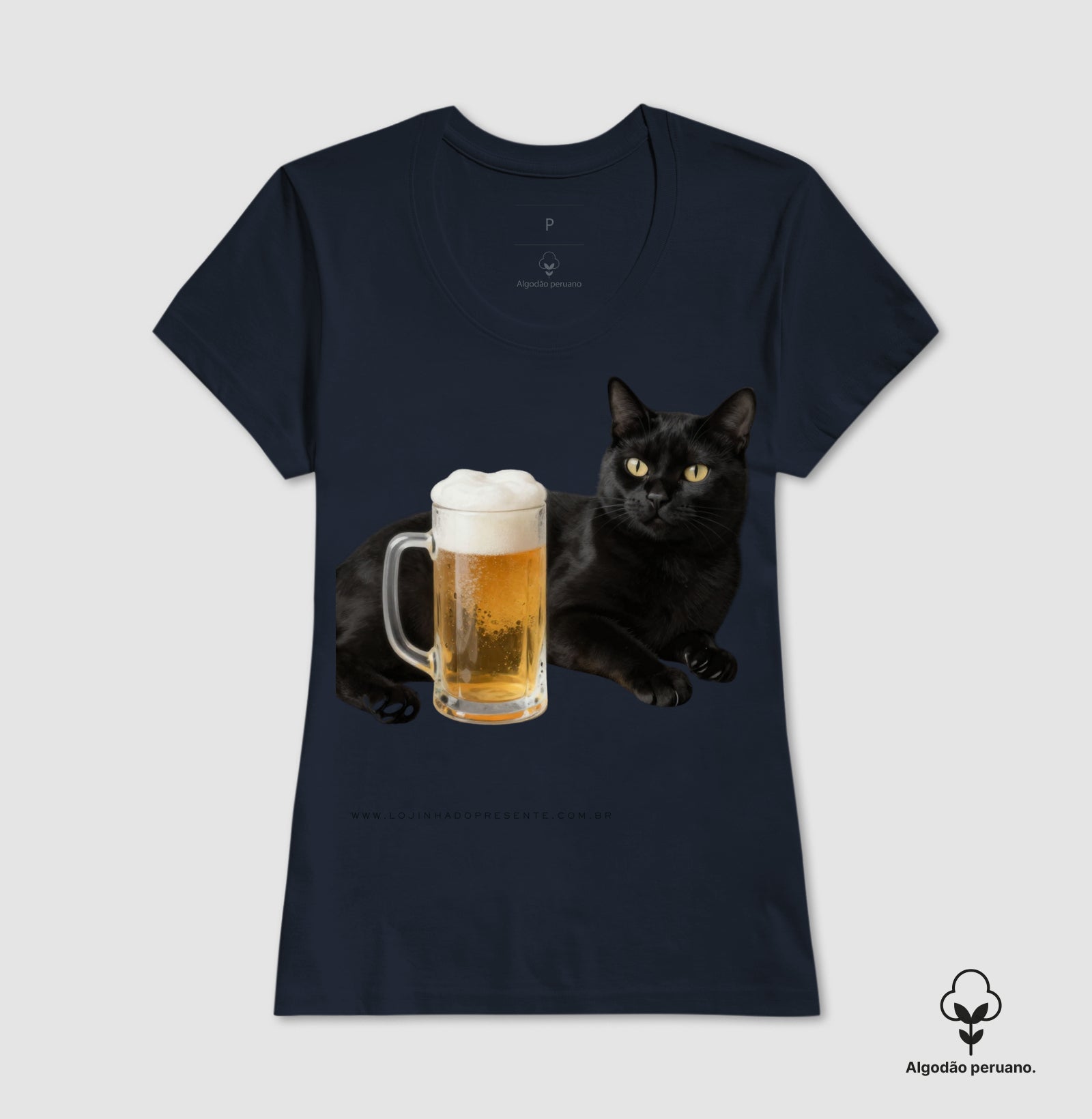 Camisa do Chopp e Sorte - Algodão peruano